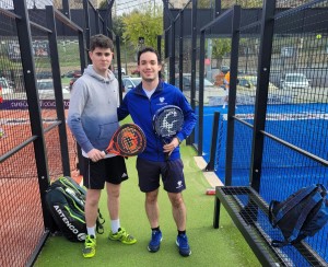 Saúl Cano i Mauro Blazquez pàdel plata B - trofeu filaes 2022