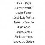 Components esquadra 50 Aniversari