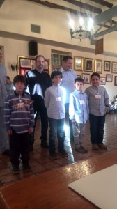 Nico ambs els companys de Concurs.