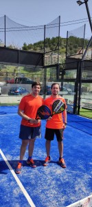 Marcos Rico i Vicente Moyá pàdel bronze B - trofeu filaes 2022